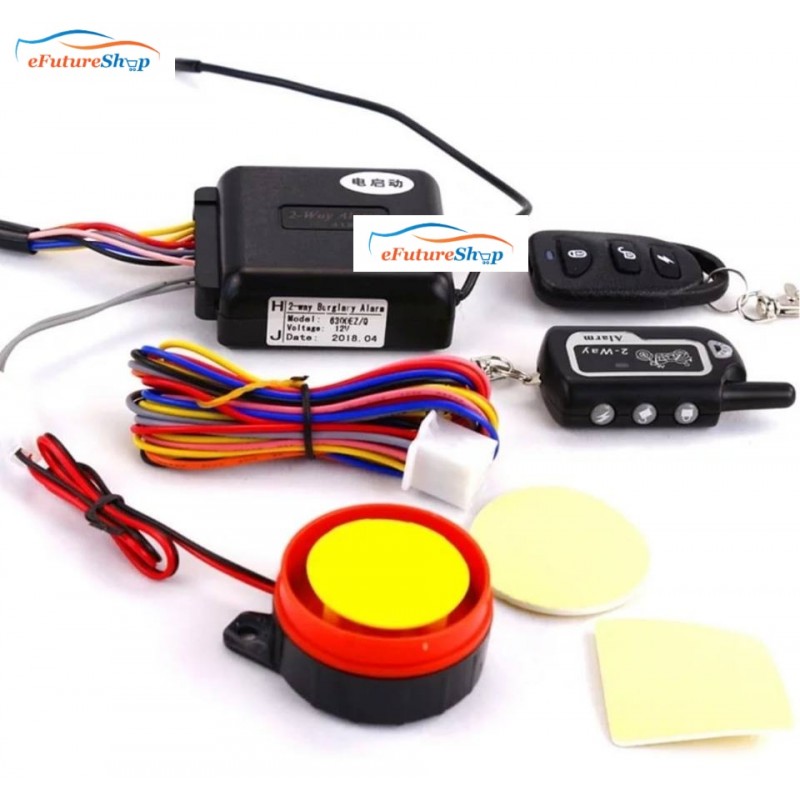 2 Way Security Alarm System For Bike